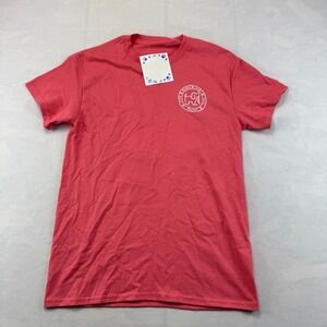 NWT Puppy Love Rescue T-Shirt Mens S Red Cotton Short Sleeve Crew Neck Pullover